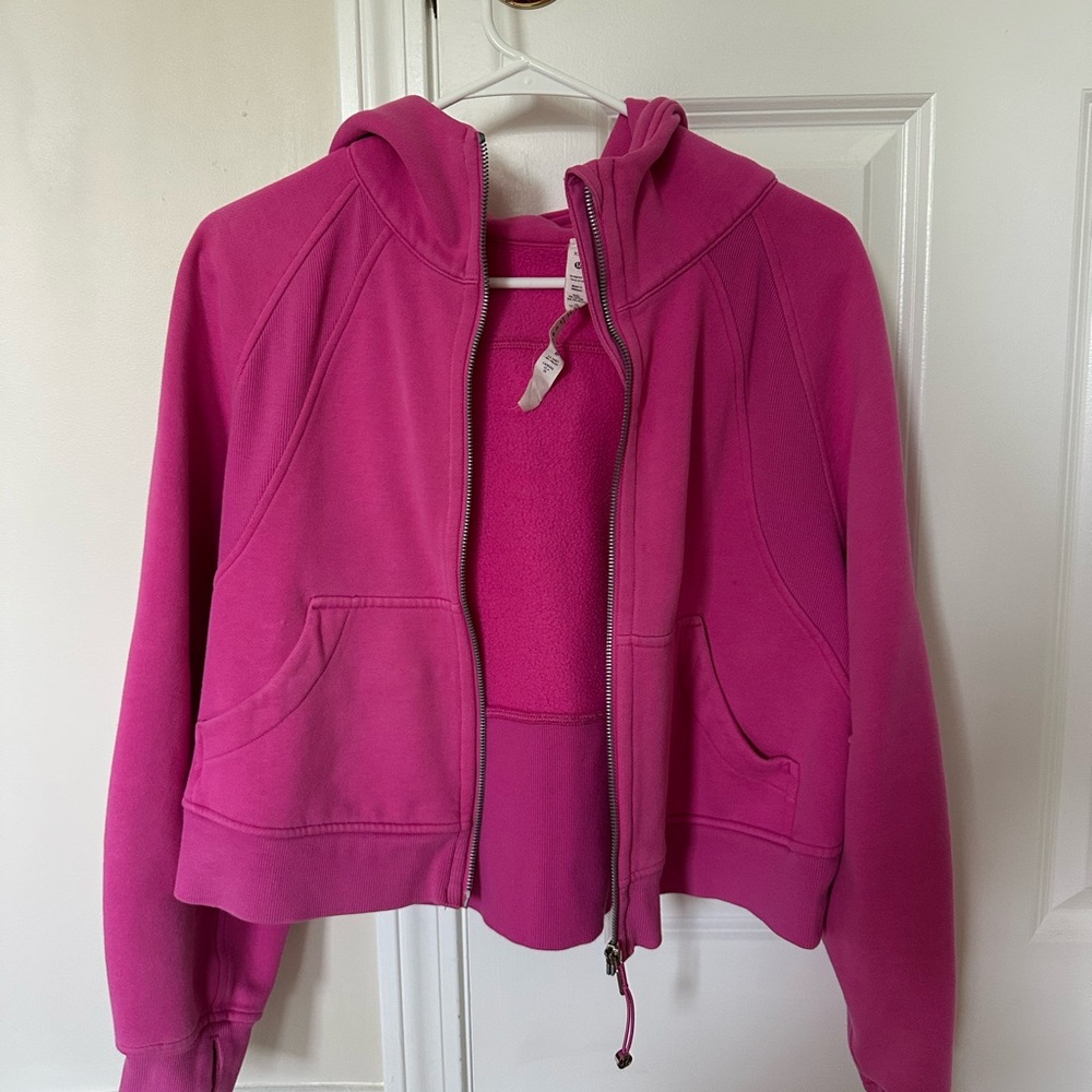 Lululemon Pink Scuba Hoodie